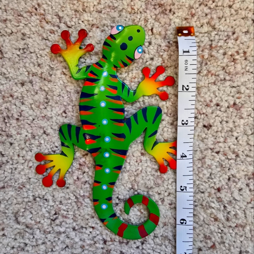 🦎Colorful Gecko Wall Decor